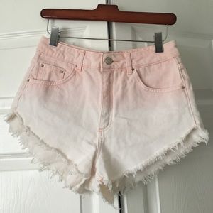 Topshop mom jean shorts NWOT